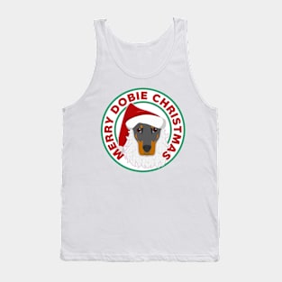 Merry Christmas Doberman Pinscher Tank Top